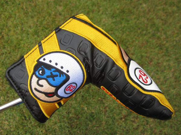 scotty cameron custom shop limited release johnny racer speed shop blade putter golf headcover black