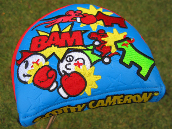 scotty cameron custom shop limited release turf wars mid round mallet putter golf headcover