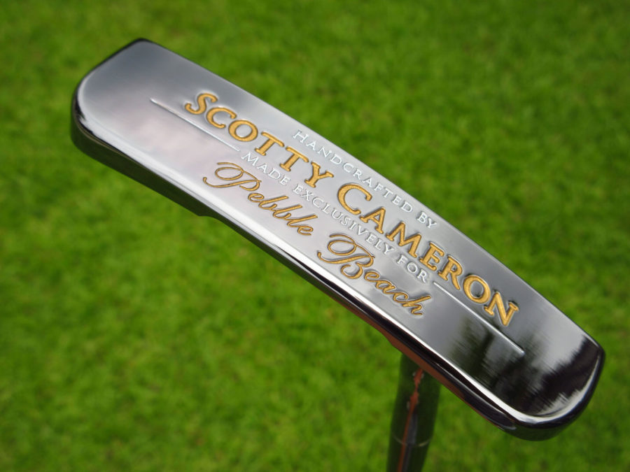 scotty cameron limited edition made for pebble beach black pearl circa 2 putter golf club