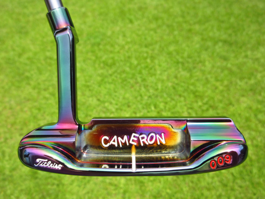 scotty cameron tour only black pearl 009 circle t 350g putter with fujikura graphite shaft golf club