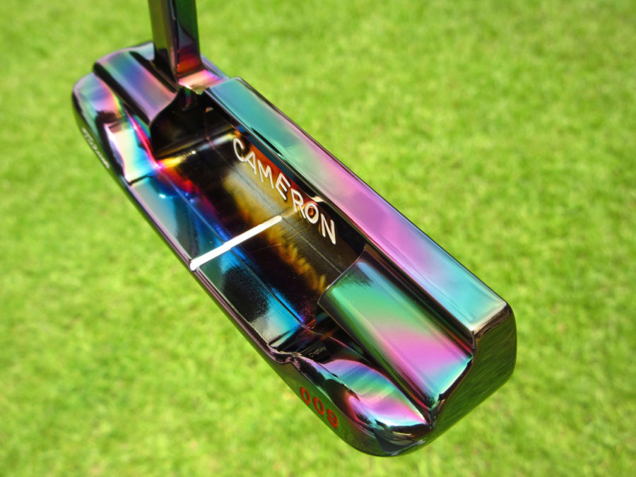 scotty cameron tour only black pearl 009 circle t 350g putter with fujikura graphite shaft golf club