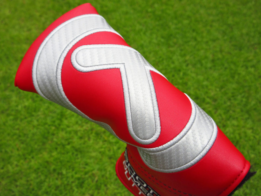 scotty cameron tour only red and silver carbon rush industrial circle t blade putter headcover